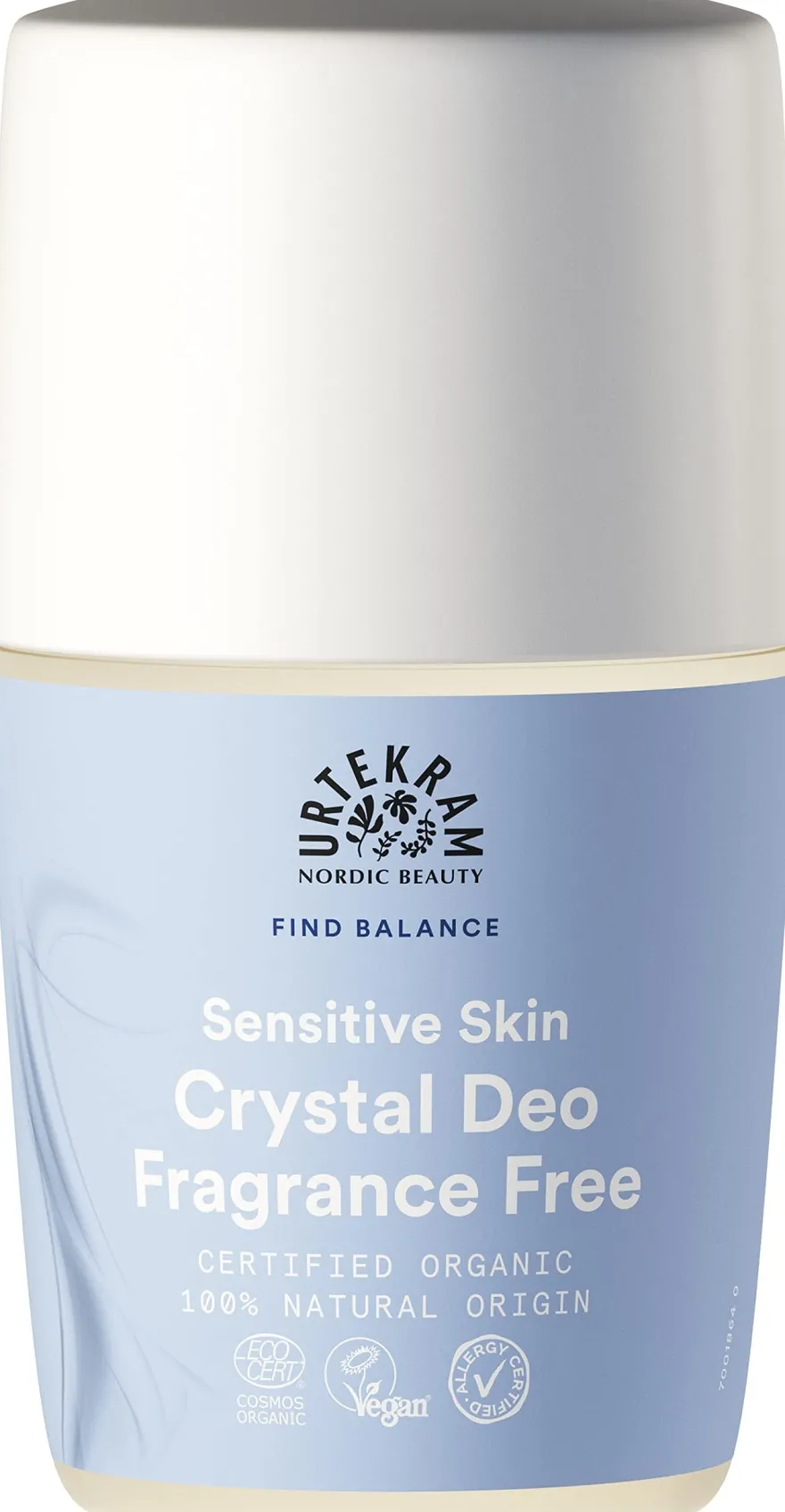 Urtekram Desodorante Roll-On Fragrance Free 50ml