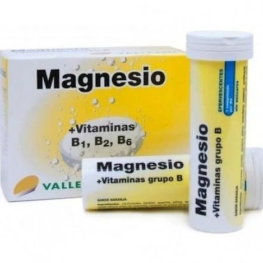 Vallesol Magnesio + Vitamina B1, B2 y B6 Efervescente 24 Comprimidos