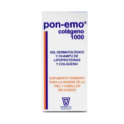 Vectem Pon-Emo Colágeno Gel-Champú Piel y Cabellos Delicados1000ml