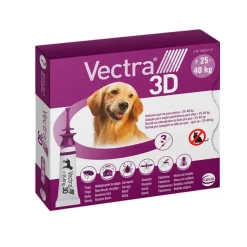 Vectra 3D Pipetas Antiparasitarias para Perros 25 40 Kg 3 Pipetas