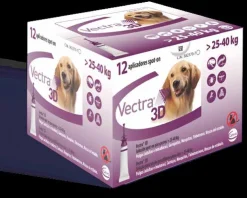 Vectra Vectra 3d L 25-40 Kg 12 Pipetas Lila - Clinico