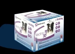 Vectra Vectra 3d M 10-25 Kg 12 Pipetas Azul - Clinico
