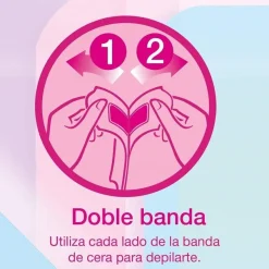 VEET Bandas de Cera Depilatorias Faciales Piel Sensible 40 uds
