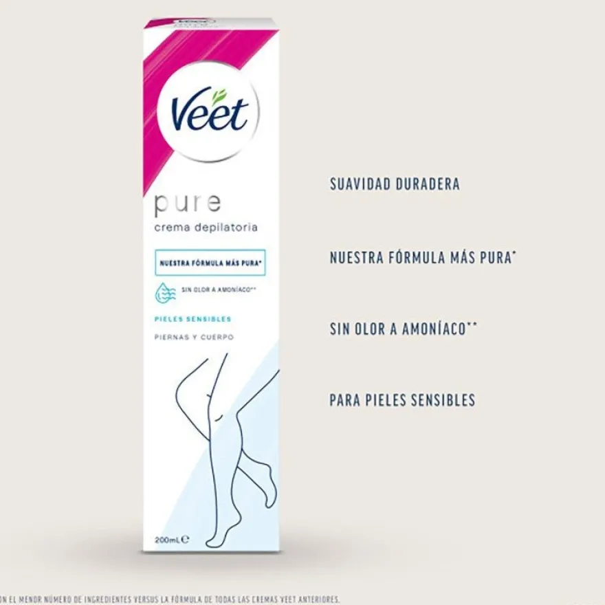 VEET Crema Depilatoria Piel Sensible 200ml
