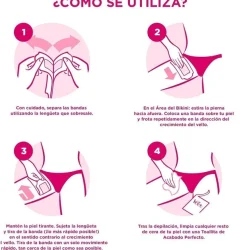 VEET Pure Bandas de Cera Fría Depilatoria área Bikini Piel Sensible 16 tiras