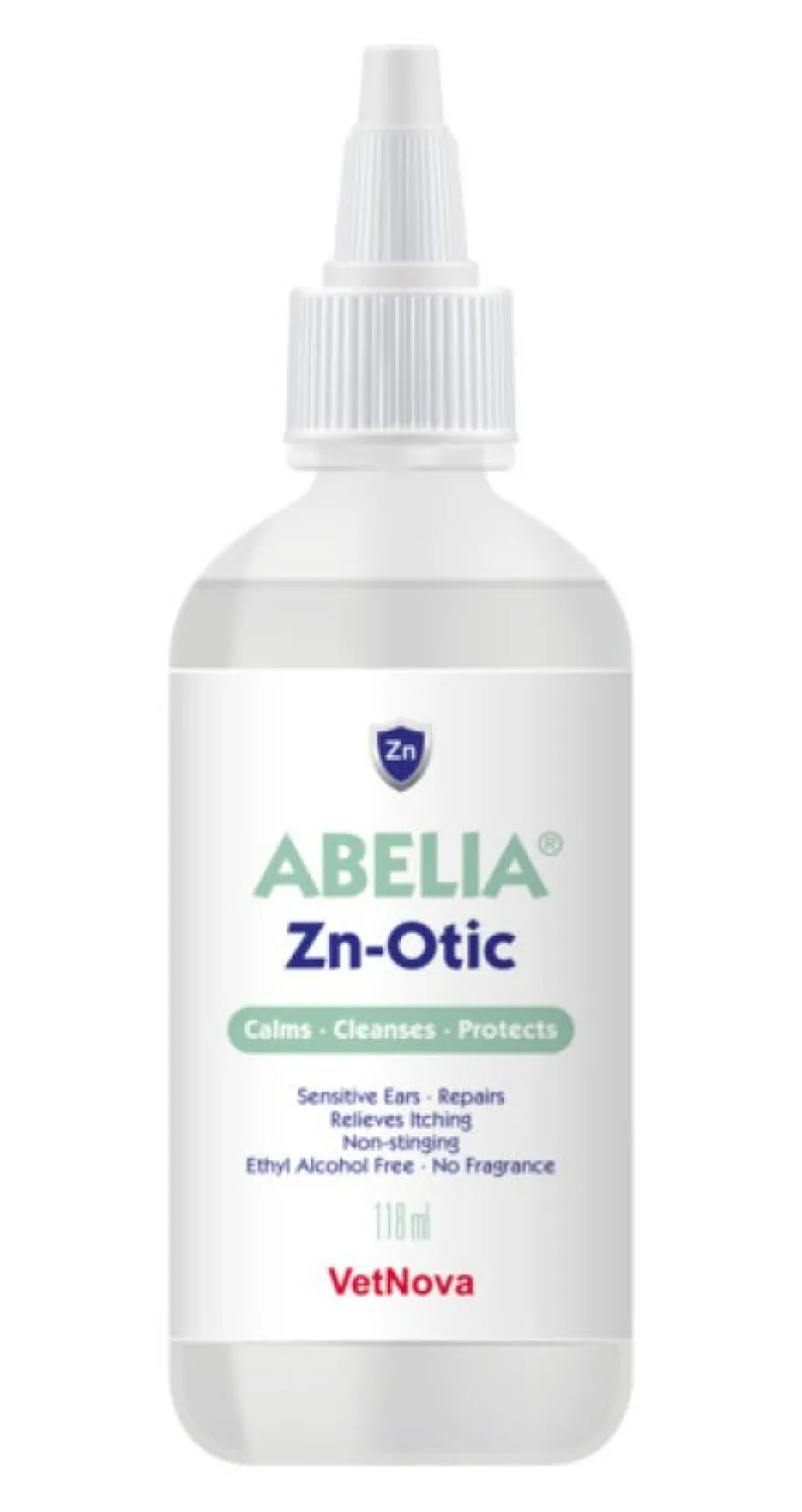 Vetnova Abelia Zn-Otic Limpiador de Oídos 118ml