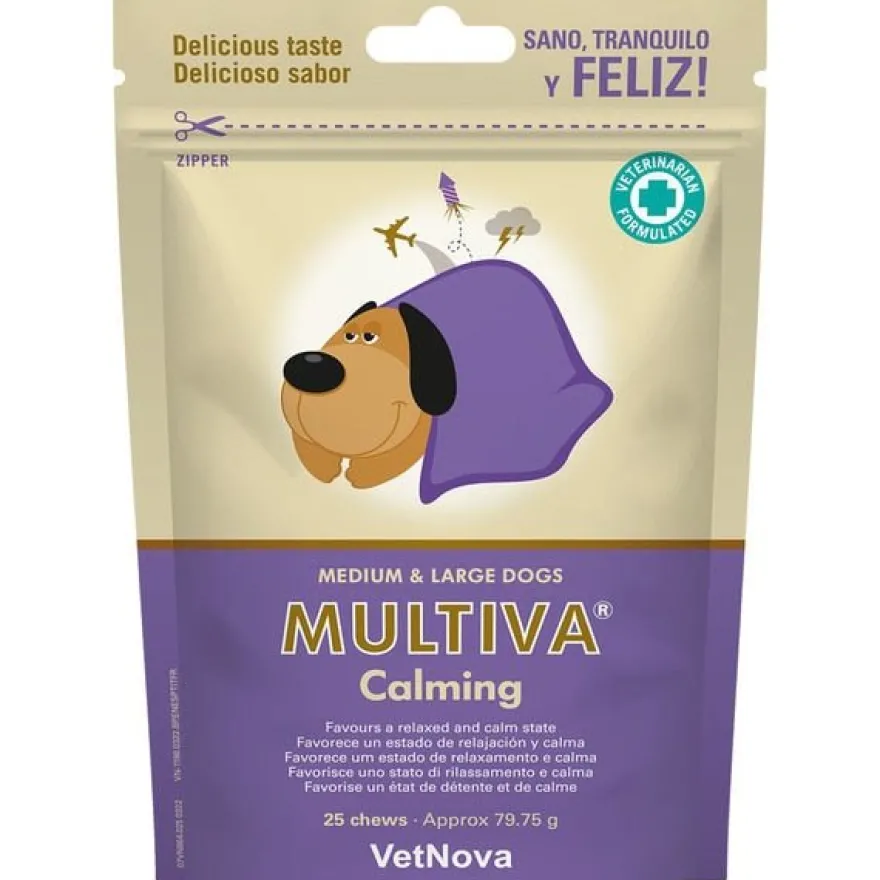 Vetnova Multiva Calming Chews Medianos/Grandes 25 ud