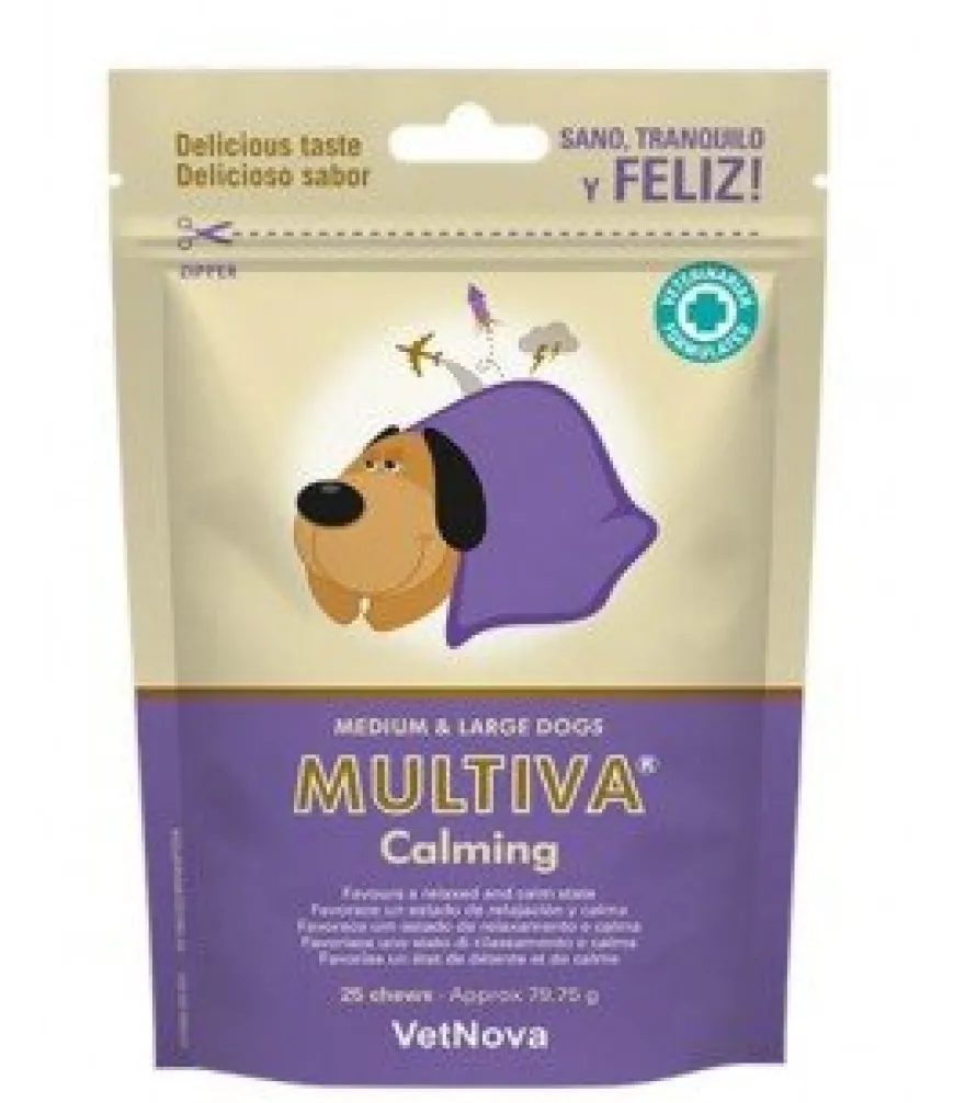 Vetnova Multiva Calming Chews Medianos/Grandes 25 ud