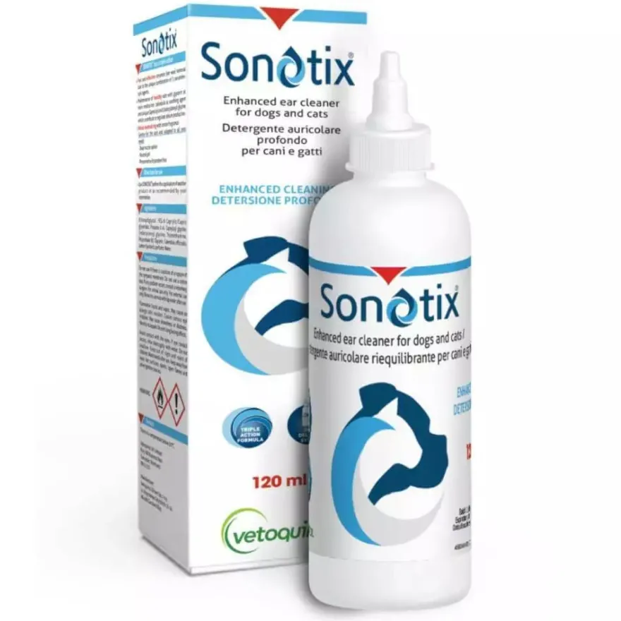 Vetoquinol Sonotix Limpiador Auricular Loción 120ml