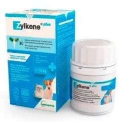 Vetoquinol Zylkene Plus Complemento Alimenticio para Perros y Gatos 30 cápsulas