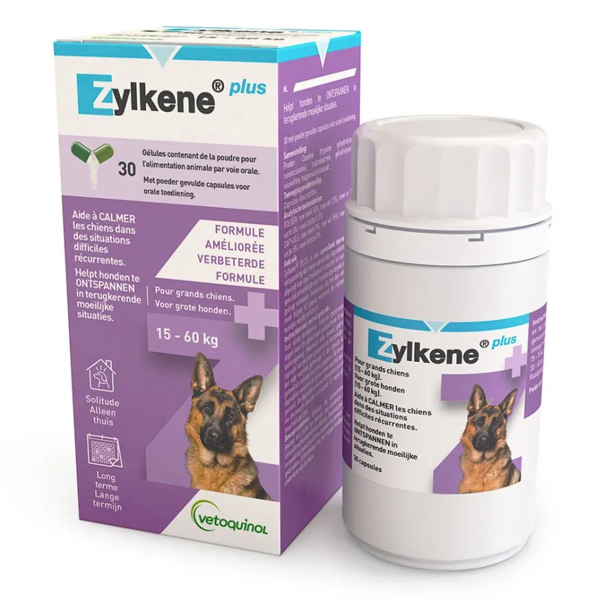Vetoquinol Zylkene Plus Cápsulas Calmantes 30 unid