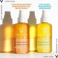 VICHY Capital Soleil Agua de Protección Solar Hidratante Spf50 (200ml)