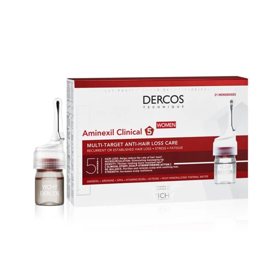 VICHY Dercos Aminexil Clinical 5 Mujer 21 Monodosis