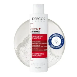 VICHY Dercos Champú Anticaída Estimulante Energizante DUPLO 2x200ml