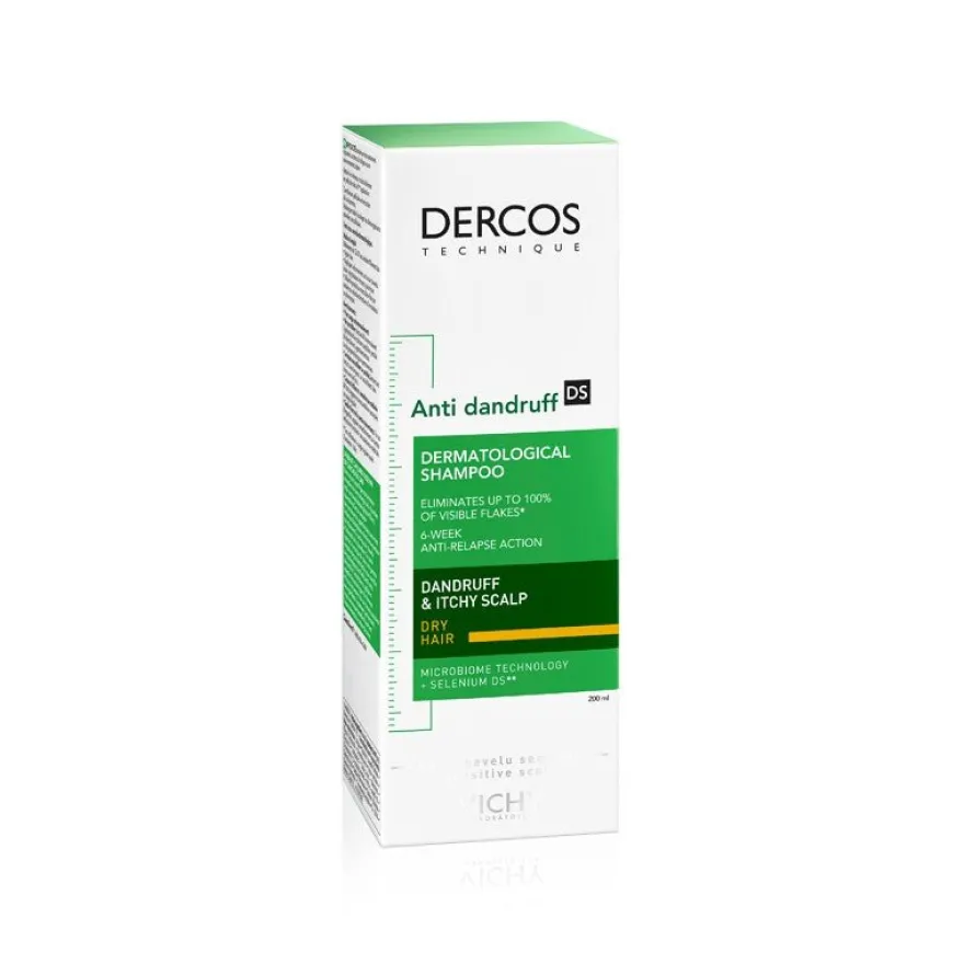 VICHY Dercos Champú Anticaspa Cabello Seco 200ml