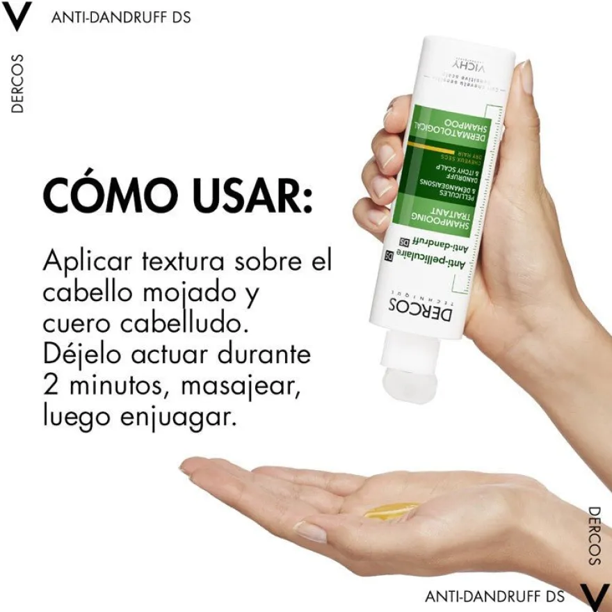 VICHY Dercos Champú Anticaspa Cabello Seco 200ml