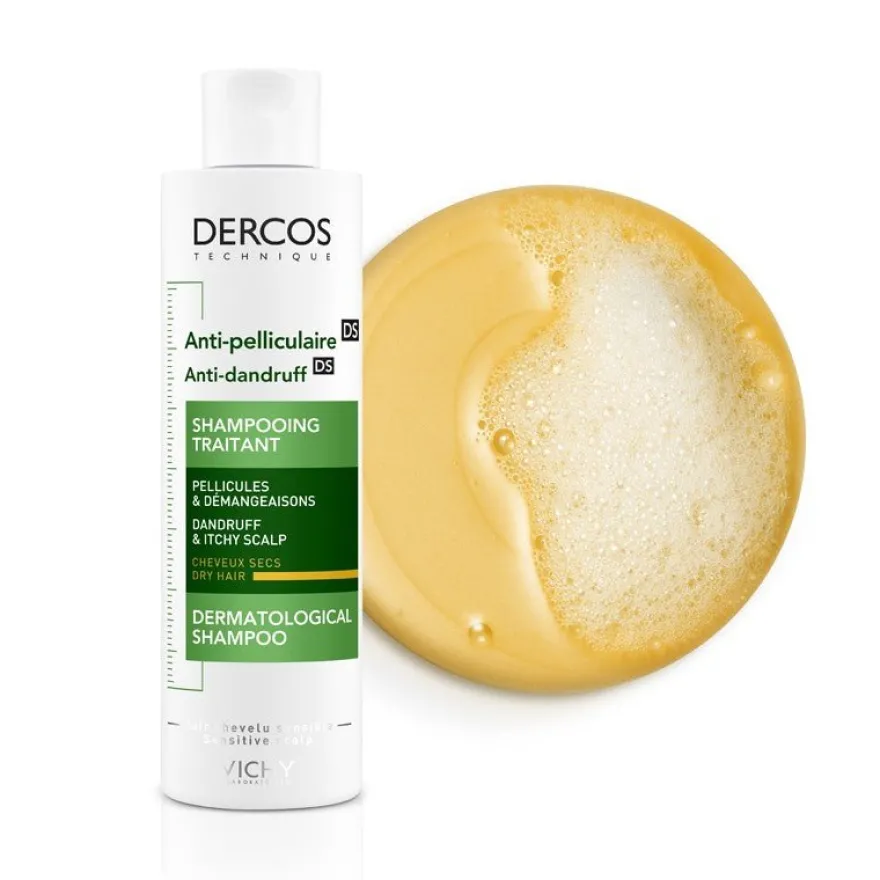 VICHY Dercos Champú Anticaspa Cabello Seco 200ml