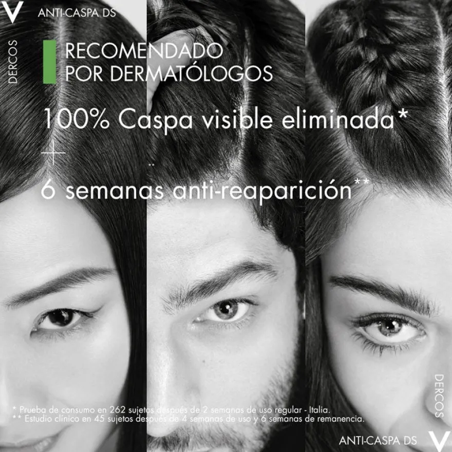 VICHY Dercos Champú Anticaspa Cabello Seco 390ml