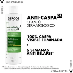 VICHY Dercos Champú Anticaspa Cabello Seco 390ml