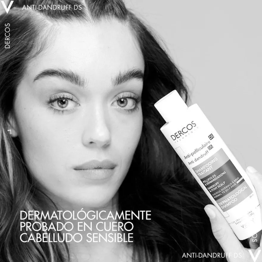 VICHY Dercos Champú Anticaspa Cabello Seco 390ml