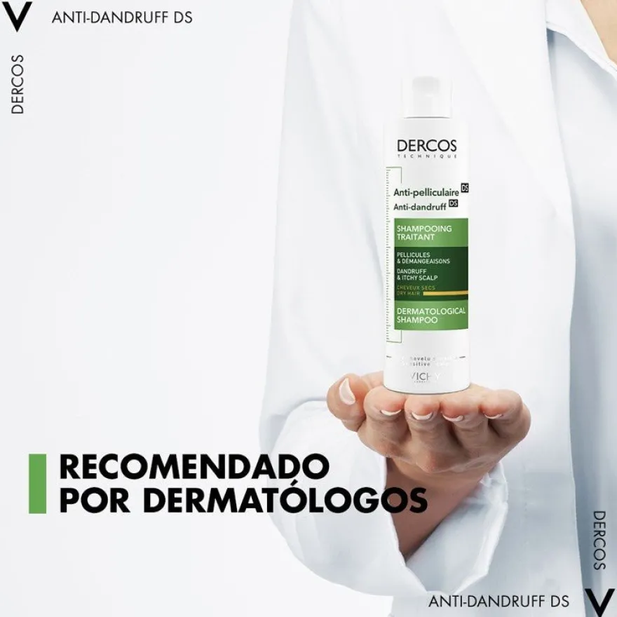 VICHY Dercos Champú Anticaspa Cabello Seco 390ml