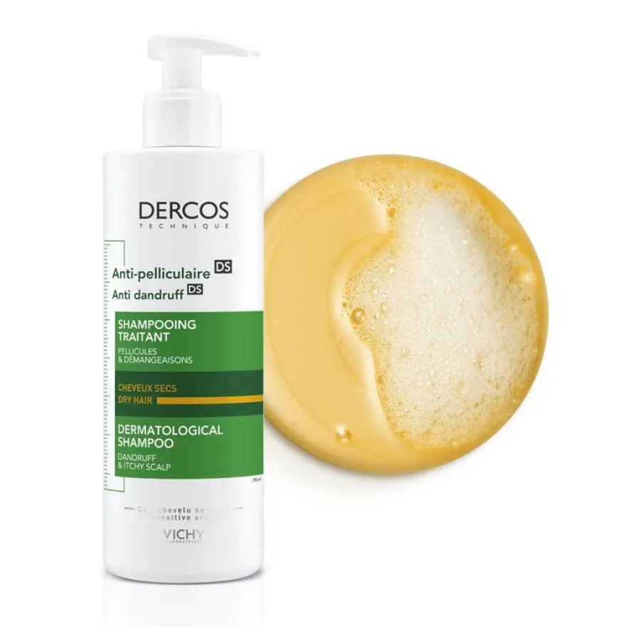 VICHY Dercos Champú Anticaspa Cabello Seco 390ml