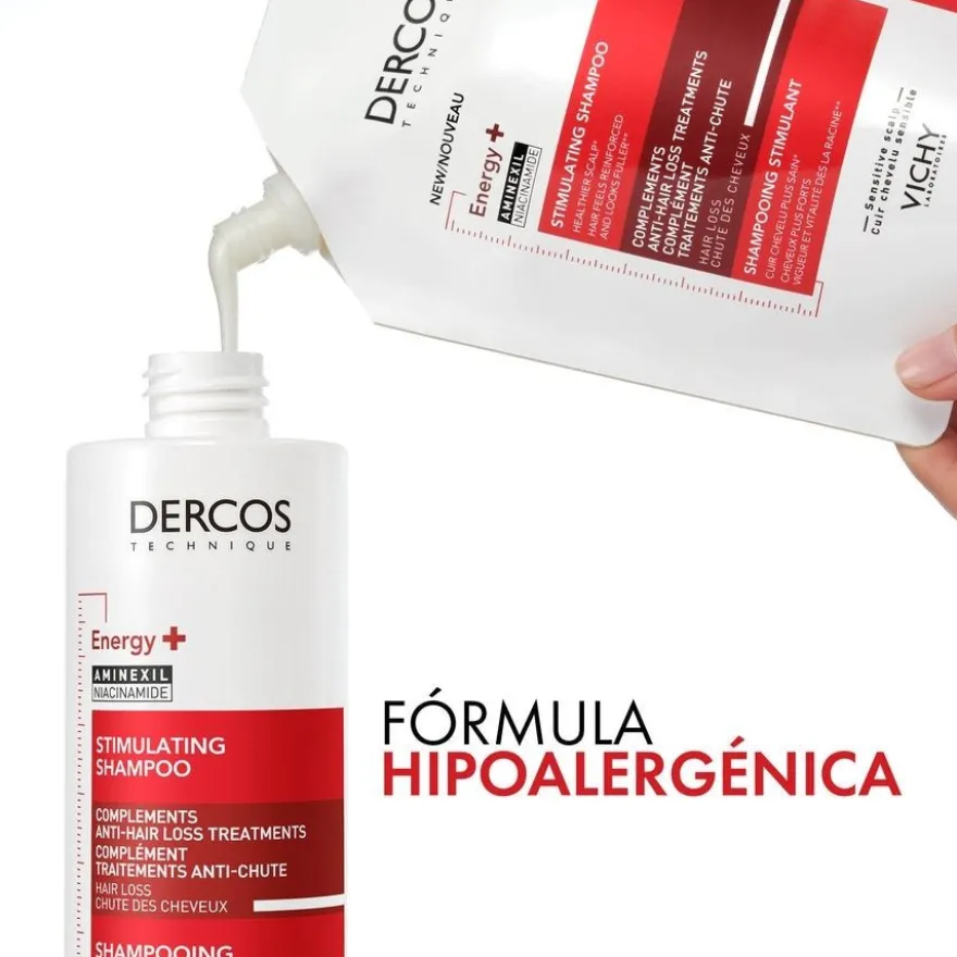 VICHY Dercos Champú Ecorefill Energy+ 400ml