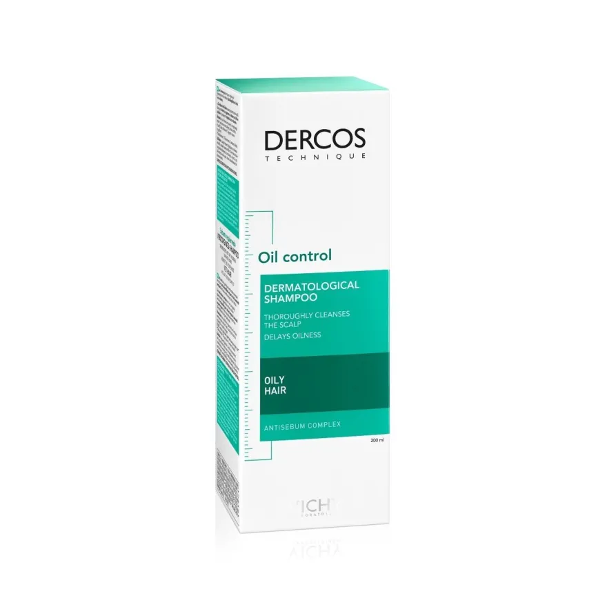 VICHY Dercos Champú Sebo Control Cabellos Grasos 200ml