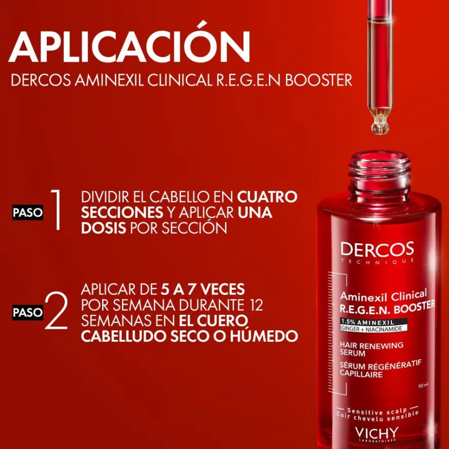 Vichy DERCOS Serum 90 ml + Champú 400ml + Recarga 400ml