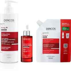 Vichy DERCOS Serum 90 ml + Champú 400ml + Recarga 400ml