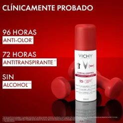 Vichy Desodorante Clinical Control 96H Aerosol Mujer 125ml