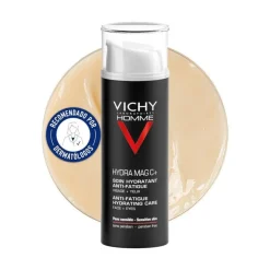 VICHY Homme Hydra Mag C+ Hidratante Anti-Fatiga Rostro y Ojos 50ml