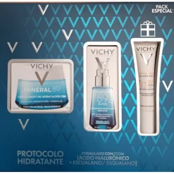 Vichy Mineral 89 Pack Crema 50ml + Contorno + Protector Solar