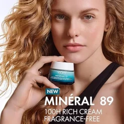 VICHY Minéral 89 Crema Potenciadora Hidratación 100h Rica 50ml