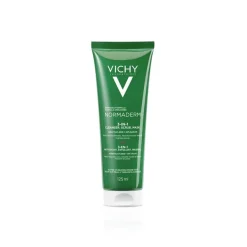 VICHY Normaderm 3 en 1 Exfoliante, Limpiador y Mascarilla 125ml