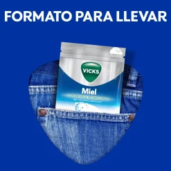 Vicks Caramelos de Miel Alivio de Garganta 72g