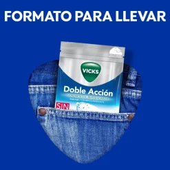 Vicks Doble Acción Caramelos Sin Azúcar 72g