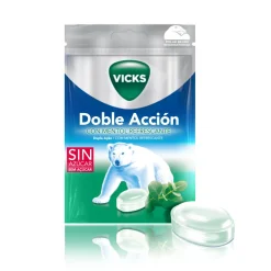 Vicks Doble Acción Caramelos Sin Azúcar 72g
