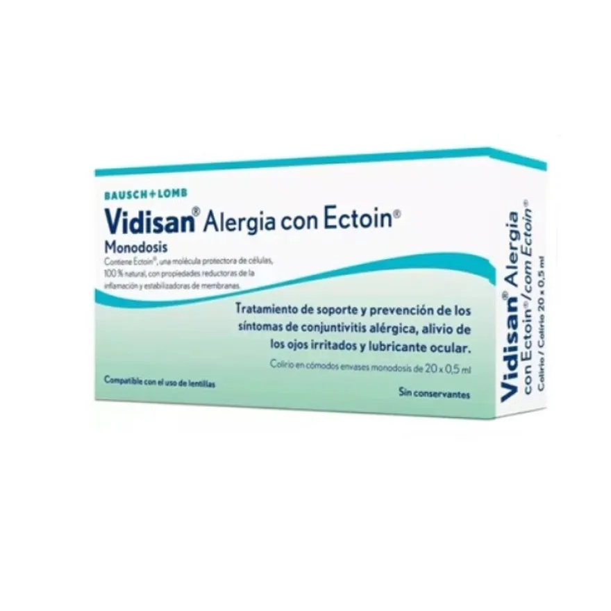 Vidisan Alergia con Ectoina Colirio 20 monodosis