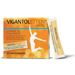 VIGANTOLETTEN Vitamina D3 Sticks Duplo 2x30 Unidades