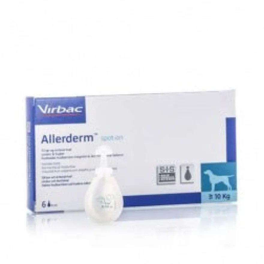 Virbac Allerderm Spot-On Cuidado de la Piel 6 pipetas de 4ml