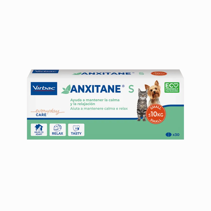 Virbac Anxitane S Suplemento Nutricional Antipánico 30 comprimidos