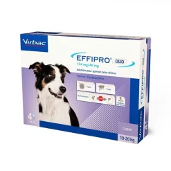 Virbac Effipro Duo Spot On Perro Mediano Antiparasitario 4 Pipetas