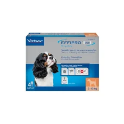 Virbac Effipro Duo Spot On Perro Pequeño Antiparasitario 4 Pipetas