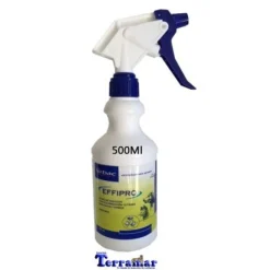 Virbac Effipro Spray antipulgas y garrapatas para perros y gatos 500 ml