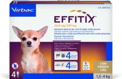 Virbac Effitix 1,5-4 Kg Xs 4 Pipetas
