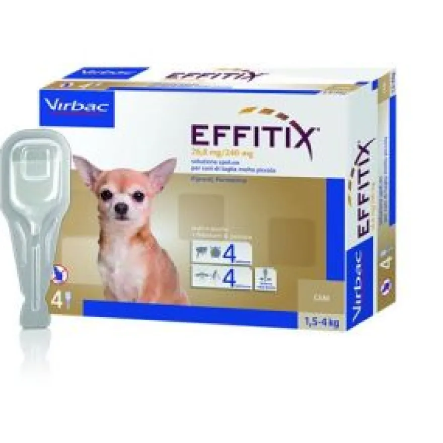 Virbac Effitix 1,5-4 Kg Xs 4 Pipetas