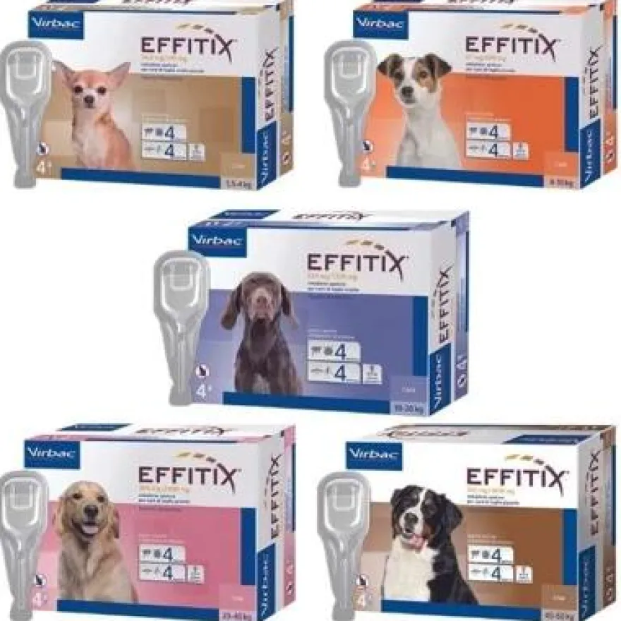 Virbac Effitix 1,5-4 Kg Xs 4 Pipetas