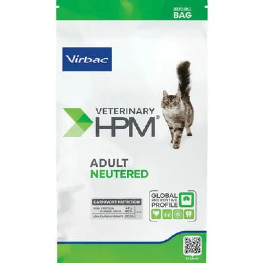 Virbac HPM Adult Neutered Cat Comida Seca 7Kg