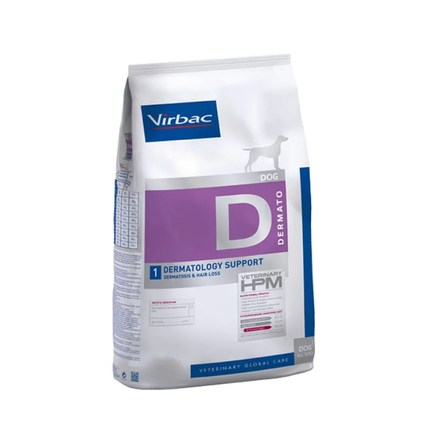 Virbac HPM Canine Dermatology Support Alimento Seco 12kg